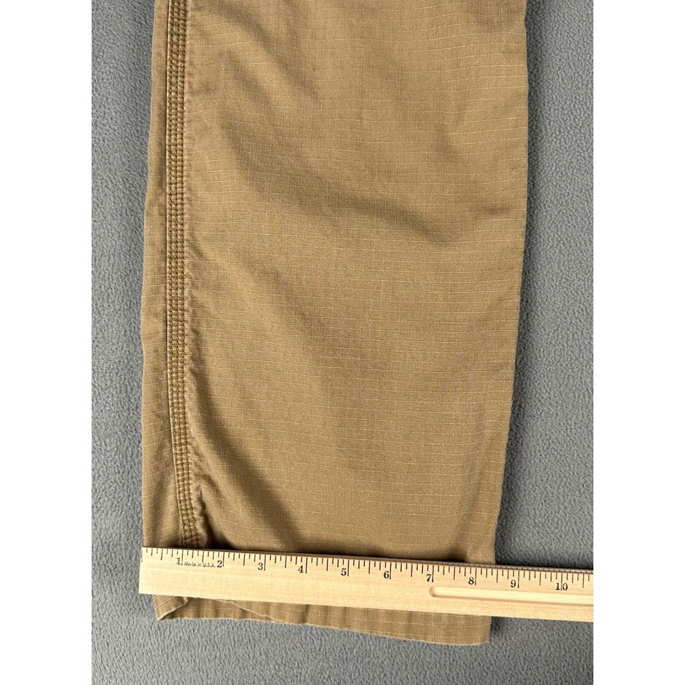 Carhartt Cargo Pants 34x32 Yukon Brown Tappen Relaxed Force Ripstop Workwear - Picture 9 of 11